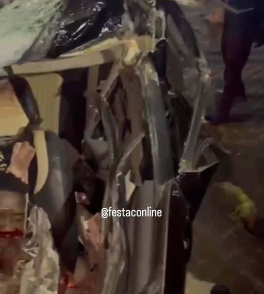 Video: Ghastly Accident on Amuwo-Okota Road Claims Two Lives